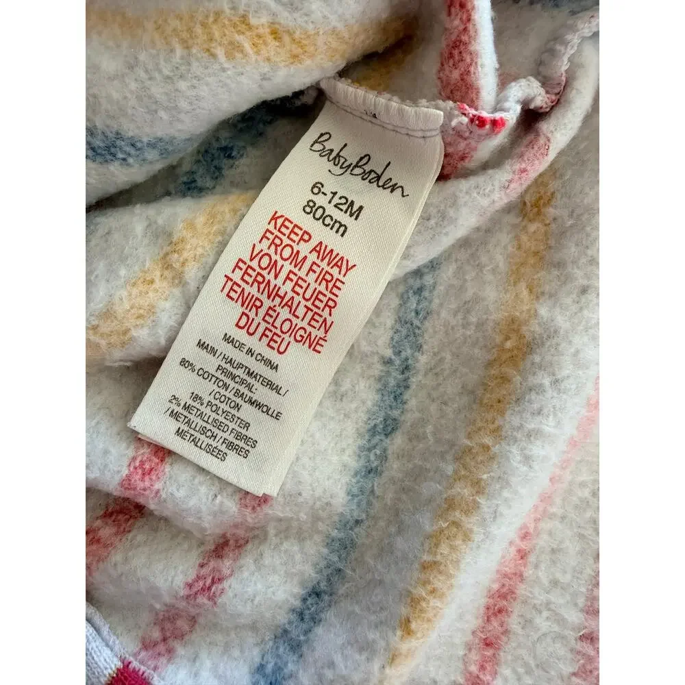 Baby Boden Striped Dress - Warm Cotton Blend (6-12 Months)